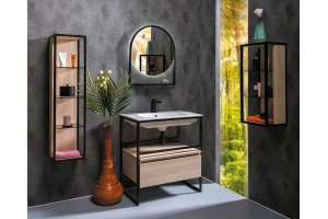 Тумба Armadi Art Loft 80 подвесная светлое дерево - 3