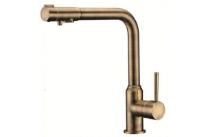 Смеситель Kaiser Teka 13044-3 для кухонной мойки, бронза
