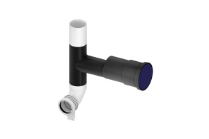 Сливной патрубок TECEprofil с вентиляционным отводом DN 50 «правый», 45°