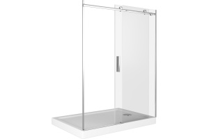 Душевая дверь в нишу Good Door Galaxy WTW-120-C-B профиль черный - 3