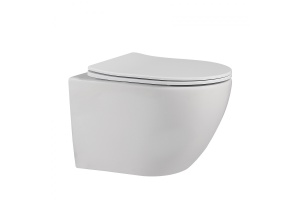 Унитаз ABBER Bequem AC1100MW подвесной белый матовый, безободковый