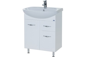 Тумба для комплекта Bellezza Стелла 65 1 ящик белая