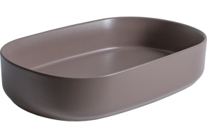 Раковина Allen Brau Fantasy Oval 55x36, коричневая