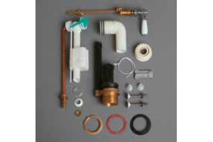 LANTE Механизм слива с боковой ручкой для бачка моноблок LA09B, цвет бронза