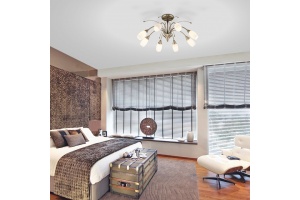 Люстра на штанге Eurosvet Ginevra 30280/8 античная бронза - 2