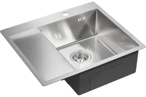 Мойка кухонная Paulmark Flank R 59 брашированная сталь - 2