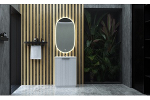 Тумба под раковину Sanvit Рольф 61 напольная белая - 3