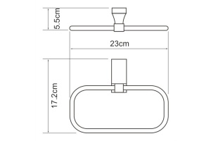 Lopau K-6060 Держатель полотенец - 3