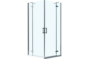 Душевой уголок BelBagno Kraft 100х90 хром (KRAFT-AH-22-100/90-C-Cr-L)