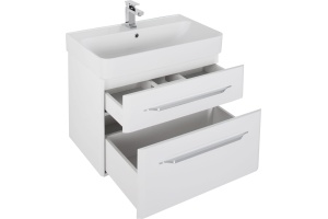 Тумба для комплекта Aquanet Виченца 80 белый глянец - 3