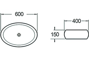 Раковина SantiLine SL-1036 - 2