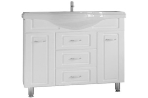 Тумба под раковину Санта Монарх 120 белый