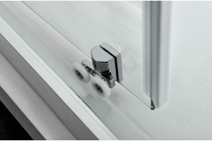 Душевая дверь в нишу Vincea Alpha VDS-3AL100CL 100 см, стекло прозрачное, хром - 3