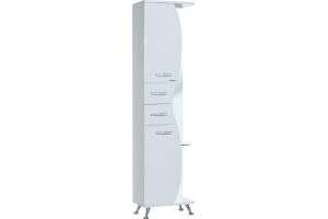 Шкаф-пенал Bellezza Рио 50 L белый