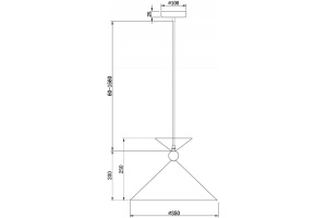 Подвесной светильник Freya Moth FR5392PL-01GR1 - 3
