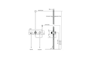 Смеситель для душа Vincea термостатический черный - 2