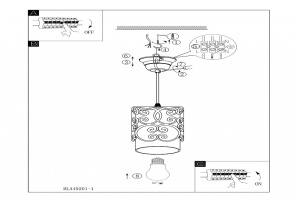 Подвесной светильник Eglo ПРОМО Cardigan 49201 - 2