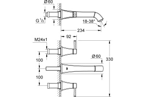Смеситель Grohe Grandera 20415IG0 для раковины - 2