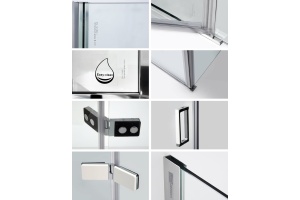 Душевой уголок Wasserkraft Aller White 10H07RW 120x90 см - 3