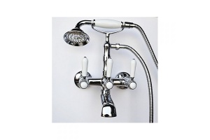 Смеситель для ванны Magliezza Bianco хром (50105-4-cr)