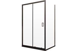 Душевой уголок Veconi Rovigo RV-046B 120x80, черный - 2