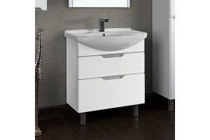 Тумба с раковиной Dreja.Eco Laguna Plus 85 белая