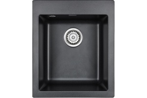 Мойка кухонная Paulmark Leer PM104249-BL черный