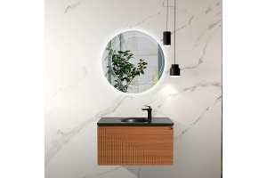 Зеркало Black&White Universell 80 с подсветкой - 2