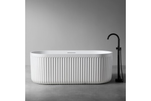 Ванна из искусственного камня ABBER Stuttgart AM9925 белая матовая