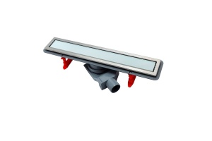 Душевой лоток Pestan Confluo Premium Line 650 белое стекло/сталь