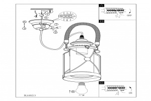 Подвесной светильник Eglo ПРОМО Bradford 49213 - 2