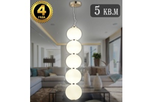Подвесной светильник Natali Kovaltseva LOFT LED LED LAMPS 81100/5C GOLD WHITE - 3