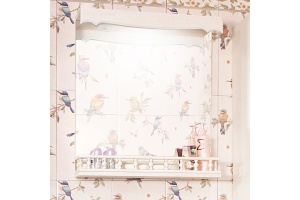 Зеркало Бриклаер Кантри 65 бежевый дуб