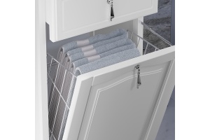 Шкаф-пенал Opadiris Риспекто 40 правый белый - 3