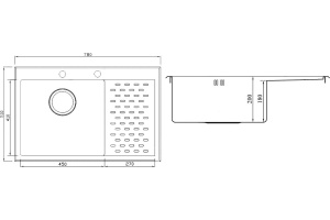 Металлическая мойка Seaman SMB-7851P (SMB-7851PRS.B) - 2