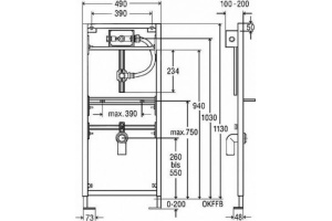 Инсталляция для писсуара Viega Eco plus (461843) - 2