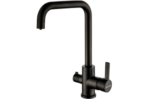 Смеситель Paulmark Logas для кухонной мойки, вороненая сталь Lo213021-GM