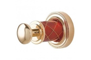 Крючок Boheme Murano золото с красным