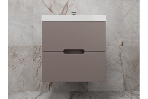 Тумба под раковину Style Line Матис 60 подвесная коричневый