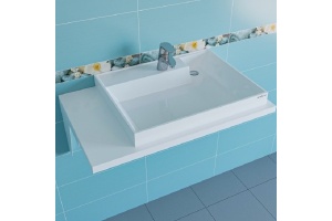 Раковина над стиральной машиной Санта Юпитер 80 R белый - 3