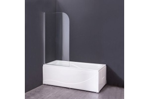 Шторка на ванну Agger A02 080TCR 80х140, стекло прозрачное