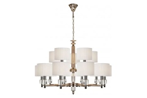 Подвесная люстра iLamp Alexa P2404-10+5 Nickel - 3