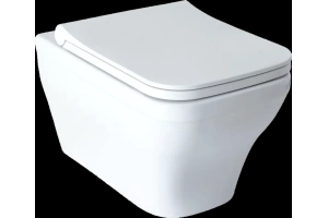 Унитаз подвесной Allen Brau Infinity безободковый с сиденьем микролифт белый