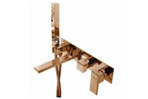 Смеситель для ванны Cezares Unika бронза (UNIKA-VDM2-02)