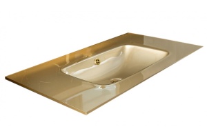 Раковина - столешница Armadi Art Lucido 100 золото