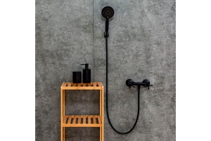 Смеситель Orange Mia для душа, матовый черный M34-320b - 2