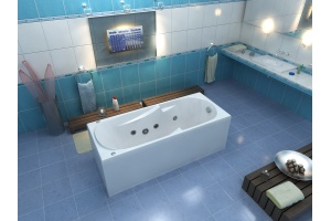 Акриловая ванна Bas Мальдива стандарт 160 см на ножках - 3