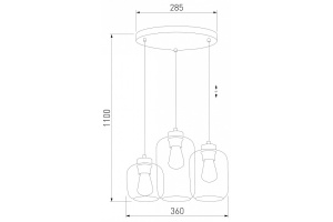 Подвесной светильник TK Lighting Marco 3325 Marco Green - 2
