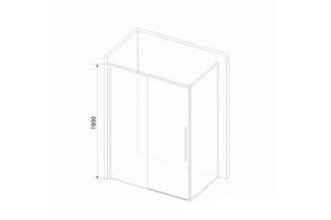 Душевой уголок RGW Stilvoll SV-42-1B 140x100 профиль черный стекло прозрачное - 3