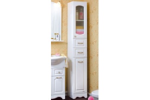 Шкаф-пенал Бриклаер Анна 32 белый, универсальный - 2